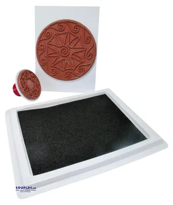 Produktbild von EDUPLAY 220-078 Riesen Stempelkissen, Rechteck, schwarz