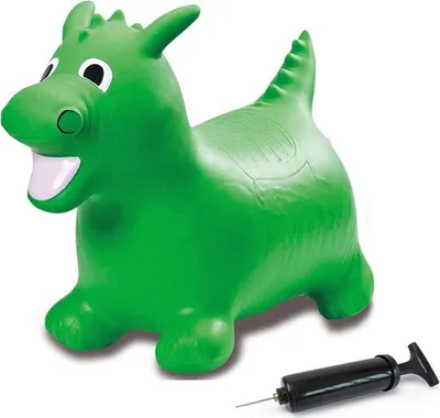 Produktbild von Jamara Hüpftier Drache grün mit Pumpe