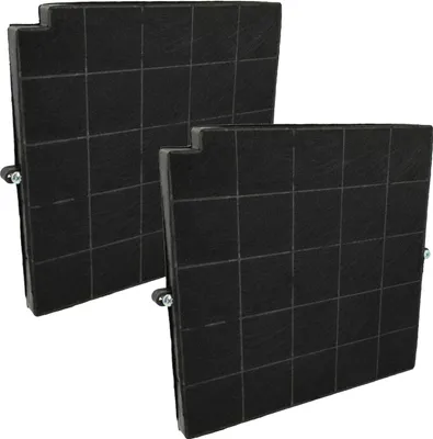 Produktbild von vhbw 2x Aktivkohlefilter kompatibel mit Arthur Martin HK602X, HKC60X, HKC60X2, HKC90X, HIBOX90EK1, HIBOX90EK12 Dunstabzugshaube - 26,5 x 25,8 x 1,8 cm