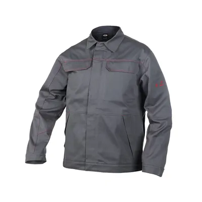 Produktbild von DASSY® Montana Flammhemmende Arbeitsjacke ZEMENTGRAU Gr.S Länge: STANDARD