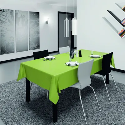 Produktbild von d-c-table Sharon limone, Rechteckig, Limette, Tisch-Wachstuch, Innen & Außen, 150 x 220 cm