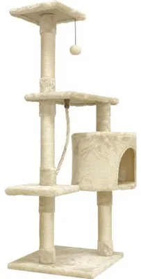 Image de Arbre à chat 40 x 40 x 114 cm - Beige