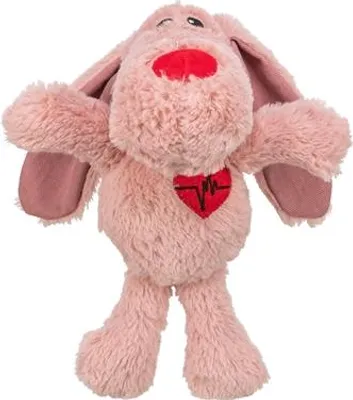 Image de Jouet Trixie Valentine chien rose 28 cm