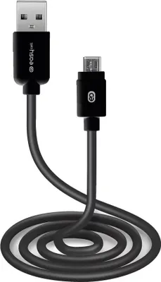 Produktbild von USB-Kabel auf micro-USB SBS Schwarz 1 m