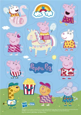 Produktbild von Fondantpapier zum Ausschneiden von Pepa Pig