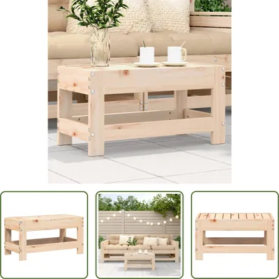 Produktbild von The Living Store Gartenhocker 62x30x32 cm Massivholz Kiefer