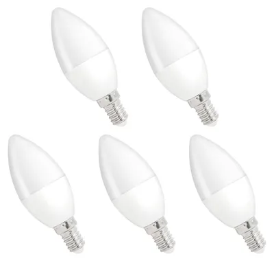 Produktbild von Spectrum E14 LED Kerzenlampe 8W 710lm 4000K Neutralweiß 230V 5 Stück