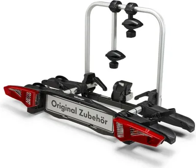 Produktbild von VW Fahrradträger Basic für die Anhängevorrichtung, für 2 Fahrräder, faltbar