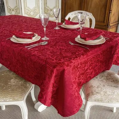 Tischdecke Bordeaux, fleckenabweisend, 150x400 cm