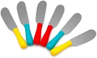 Obrázek produktu pro Sada 6 nerezových nožů – multifunkční, ergonomické, vhodné do myčky – ideální kuchyňské nože