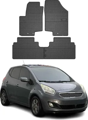 Zdjęcie produktu dla 2010-2025 Kia Venga dywaniki podłogowe TPE czarne 4 szt