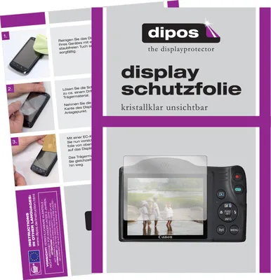 Produktbild von 6x Schutzfolie für Canon Powershot SX430 IS klar Displayschutzfolie Folie Display Schutz dipos