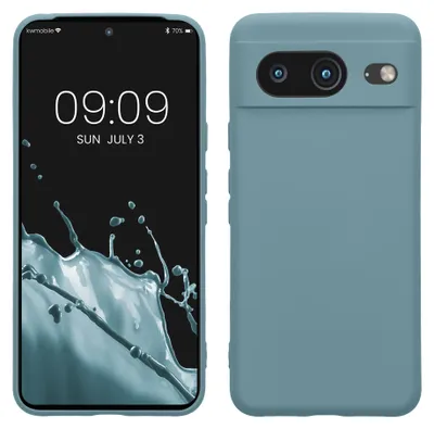 Produktbild von kwmobile Slim Case kompatibel mit Google Pixel 8 Hülle - Handyhülle aus Silikon in Antique Stone