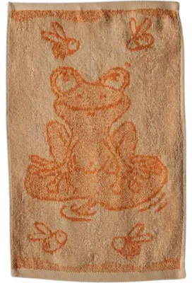 Produktbild von Kinderhandtuch BEBÉ Frosch Grün 30x50 cm
