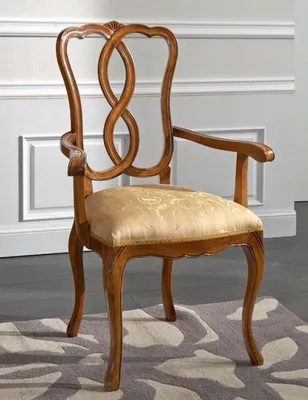 Produktbild von Klassische Stühle Stuhl Designer Esszimmerstuhl Luxus Holz Lehnstuhl Holzstuhl