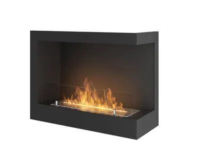 Produktbild von InFire Corner 600 Ethanolkamin ohne Sicherheitsglas rechtsoffen