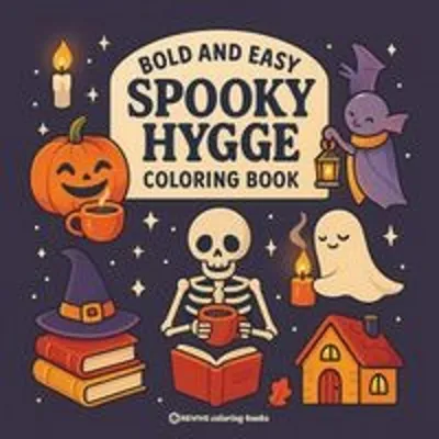 Produktbild von Bold & Easy Spooky Hygge Coloring Book