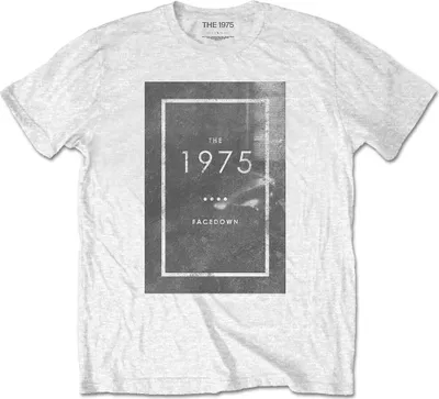 Produktbild von Das 1975 - Facedown Herren XX-Großes T-Shirt - weiß