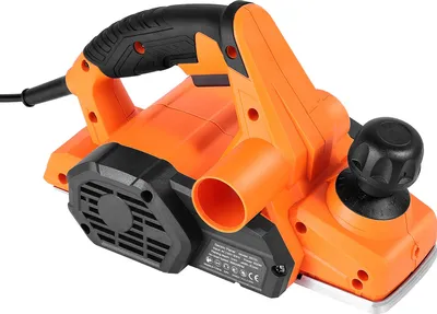 Produktbild von SucceBuy Elektrohobel, 82 mm Schnittbreite, 650 W Leistung, 16800 U/min, Handgerät für Holzarbeiten, mit verstellbarer Schnitttiefe, 2 Klingen, ideal für Holzbearbeitung, Kantenbearbeitung und Heimwerkerprojekte