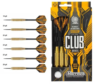 Image de Harrows Club Brass R Steeltip 19 g Šipky