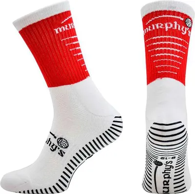 Produktbild von Murphy's Sportsocken Pro Mid Grip Erwachsene rot-weiß rutschfest