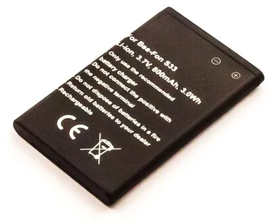 Produktbild von Ersatzakku für Bea-Fon S33 – 3,7V 800mAh ????????