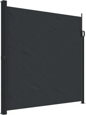 Produktbild von vidaXL Seitenmarkise Ausziehbar Schwarz 200x600 cm