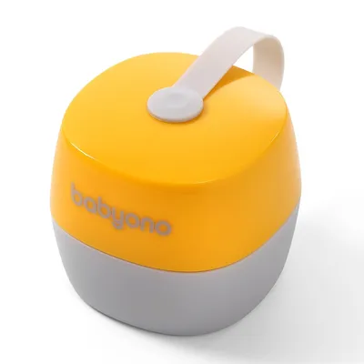 Immagine prodotto di BabyOno Custodia naturale per ciuccio da allattamento - Giallo