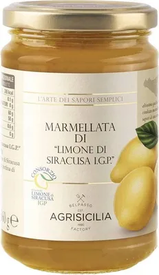 Obrázek produktu pro Agrisicilia Marmellata Limone Siracusa IGP 360 g italská marmeláda z citronů