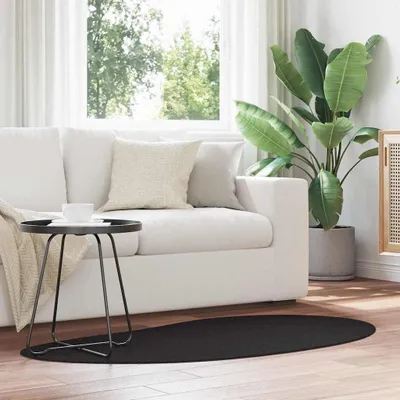Produktbild von Bereichsteppiche HUARTE Schwarz 80 x 150 cm Polyester