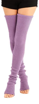 Produktbild von Gestrickte Socken Damen 90 cm für Yoga und Tanz