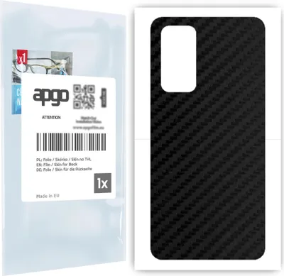 Produktbild von apgo Rückseite Schutzfolie für Xiaomi Mi 10T 5G -  Hinten Schutzfolie Carbon, Rückseite Folie schützt vor Kratzern und Fingerabdrücken