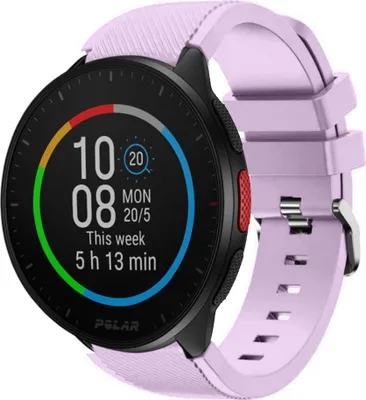 Produktbild von Strap-it Polar Pacer Silikonarmband (Lila)