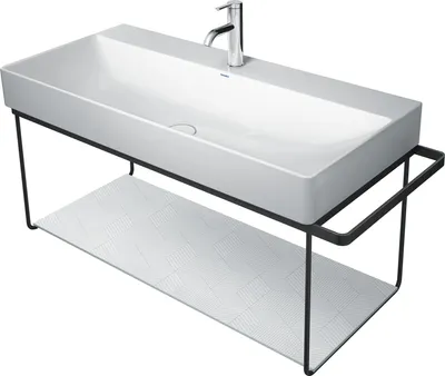Produktbild von Metallkonsole DURASQUARE wandhängend, für Waschtisch 235310 chrom chrom