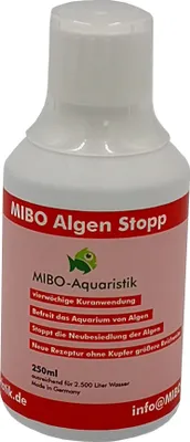 Produktbild von MIBO Algenstopp 250ml Algenvernichter Algen Stopp Aquarium