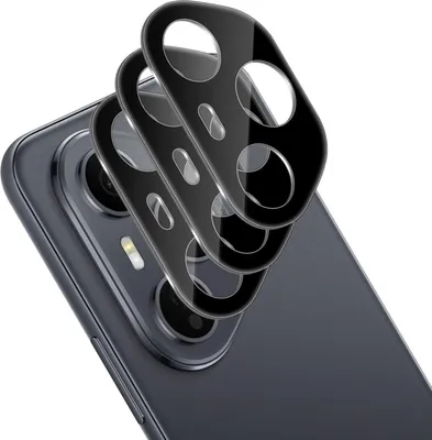 Produktbild von Kameraschutz für Honor 400 Pro, 3 Stück, Panzerglas, kratzfest, HD-klar