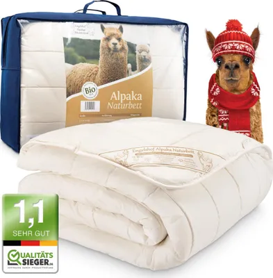Produktbild von Engelshof Alpaka Bettdecke "Farisa" Extrawarm Trio 155x220cm