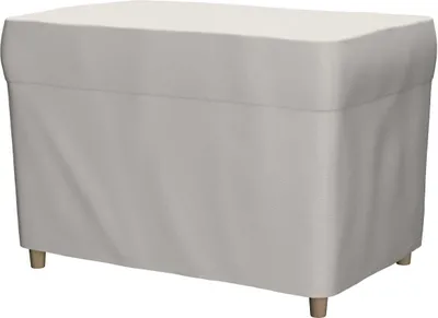 Produktbild von Dekoria Bezug für Fußhocker Strandmon, hellbeige,