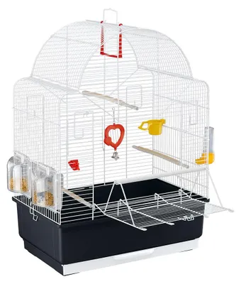 Produktbild von Ferplast Vogelkäfig IBIZA OPEN, Wellensittichkäfig, inkl. Vogelspielzeug, Vogel-
