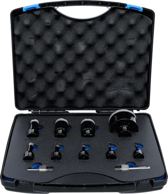 Diamant-Kronenbohrer-Set 5-68 mm, 11-teilig