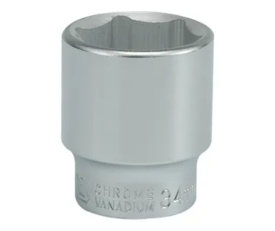 Obrázok produktu pre Yato YT-1314, Jedna položka, Nástrčkový kľúč, Chróm-vanadová oceľ, 3/4", Chróm, 55 mm