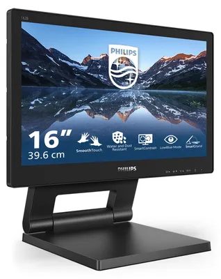 Produktbild von Philips 162B9T/00, 39,6 cm (15.6"), 1366 x 768 Pixel, HD, LCD, 4 ms, Schwarz