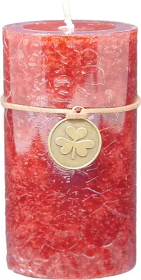 Produktbild von Stumpenkerze Trendkerze kaminrot durchgefärbt 13 x Ø 7 cm
