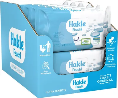Produktbild von Hakle Feucht Ultra Sensitiv (12 x 42 Blatt)