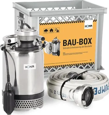 Produktbild von Homa Tauchpumpe für abrasives Schmutzwasser - Bau Box, 9115003