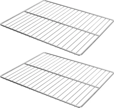 Produktbild von Multifunktionales Edelstahl-Grillrost - 2 Stück - 12 5/8'' x 10 1/4''