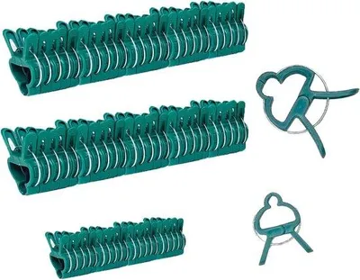 Produktbild von Kletterhilfen für Blumen - 50 große Gartenträger und 20 kleine Blumenanker für Gartenbogen, Rankhilfen, Unterstützung für Weinreben, Gemüse, Tomaten, Blumen
