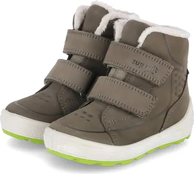 A pair of children's winter boots.