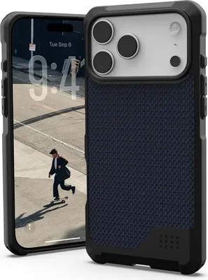Obrázek produktu pro Urban Armor Gear 114518113955, Obal, Apple, iPhone 17 Pro Max, 17,5 cm (6.9"), Černá, Modrá