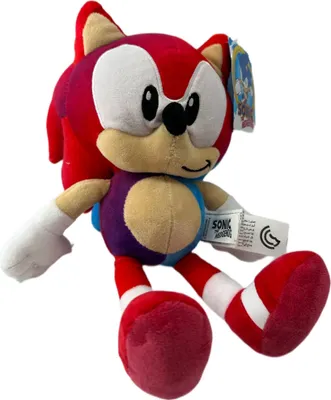 Produktbild von Sonic The Hedgehog - SEGA - Sonic Plüschtier 30 cm, Sonic Kuscheltier (Sonic Rainbow rot)